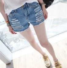 找相似款-春夏<em>秋</em>冬女式做旧<em>磨</em>破 辣妹性感牛仔