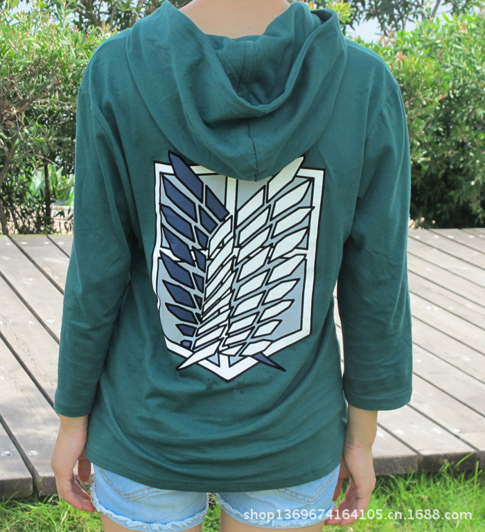 进击的巨人COS道具 衣服 <em>男女同款</em> 衣服 带帽