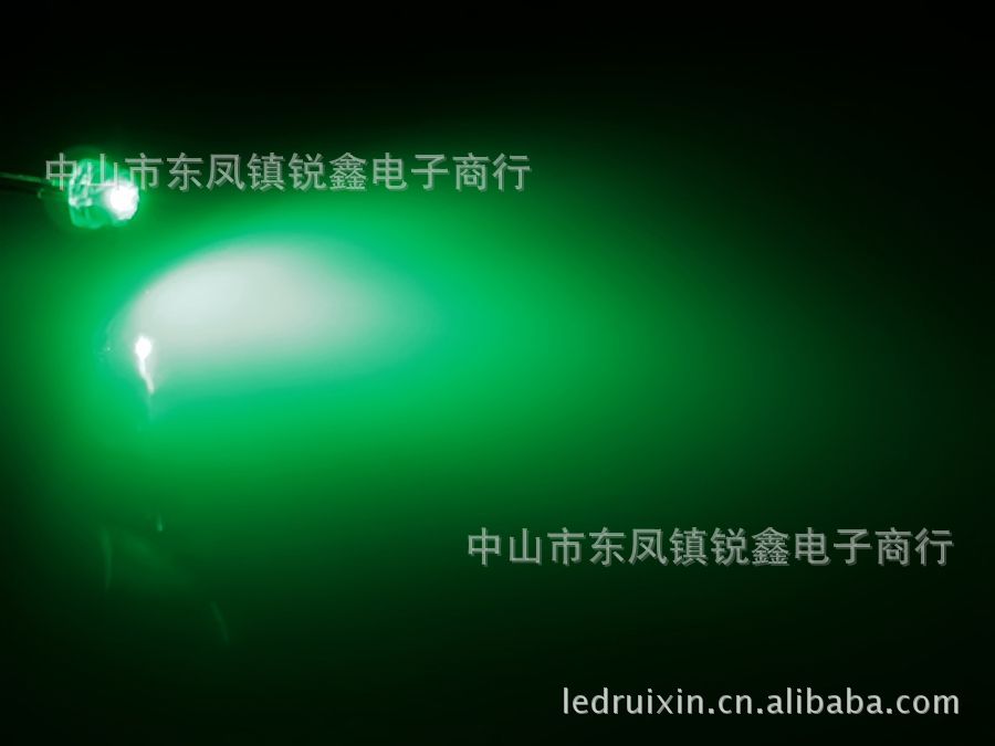 【工廠直銷】短腳草帽LED純綠光、透明白發翠綠8