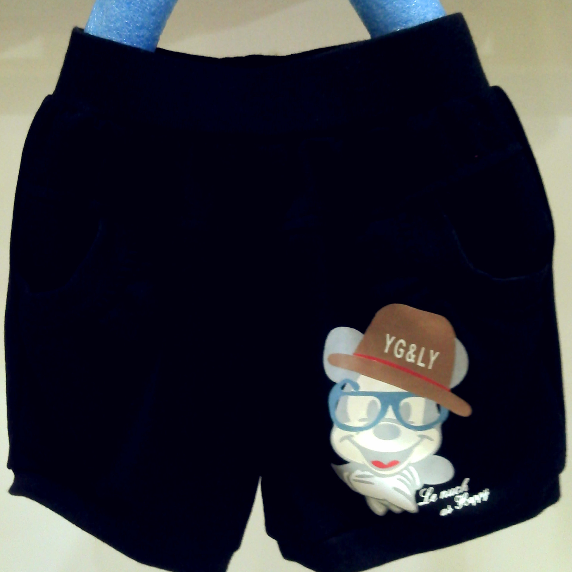 【2013夏季新款男童<em>短裤</em> 米老鼠<em>拼英文短裤</em> 韩