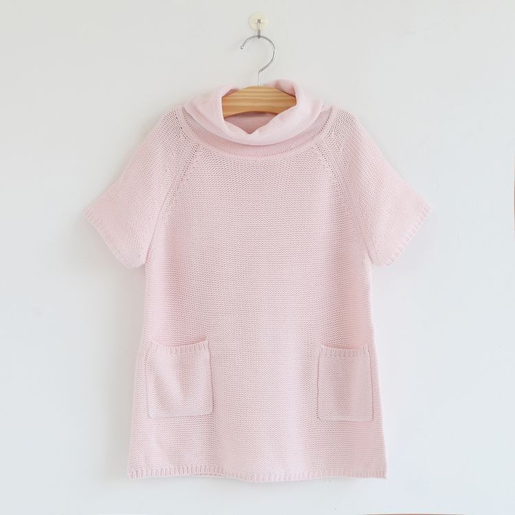 外贸原单儿童短袖翻领<em>毛衣</em>四色<em>100</em>-140<em>尺码</em> 图