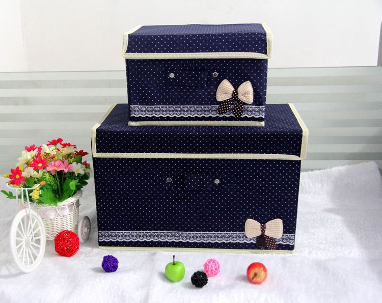 批发采购收纳箱-家庭收纳箱 衣服收纳箱 带蝴蝶