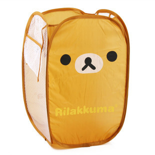 創意傢居日用百貨 Rilakkuma 輕松熊臟衣籃 可折疊 臟衣桶 收納籃工廠,批發,進口,代購