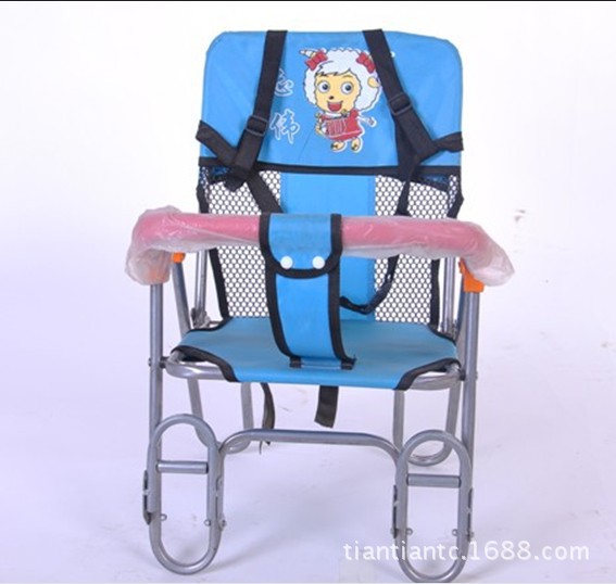 折叠式儿童安全自行车座椅宝宝电动车座椅婴儿