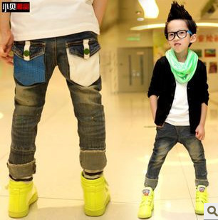 批发采购童裤-2013男孩牛仔裤长裤子童装 男童