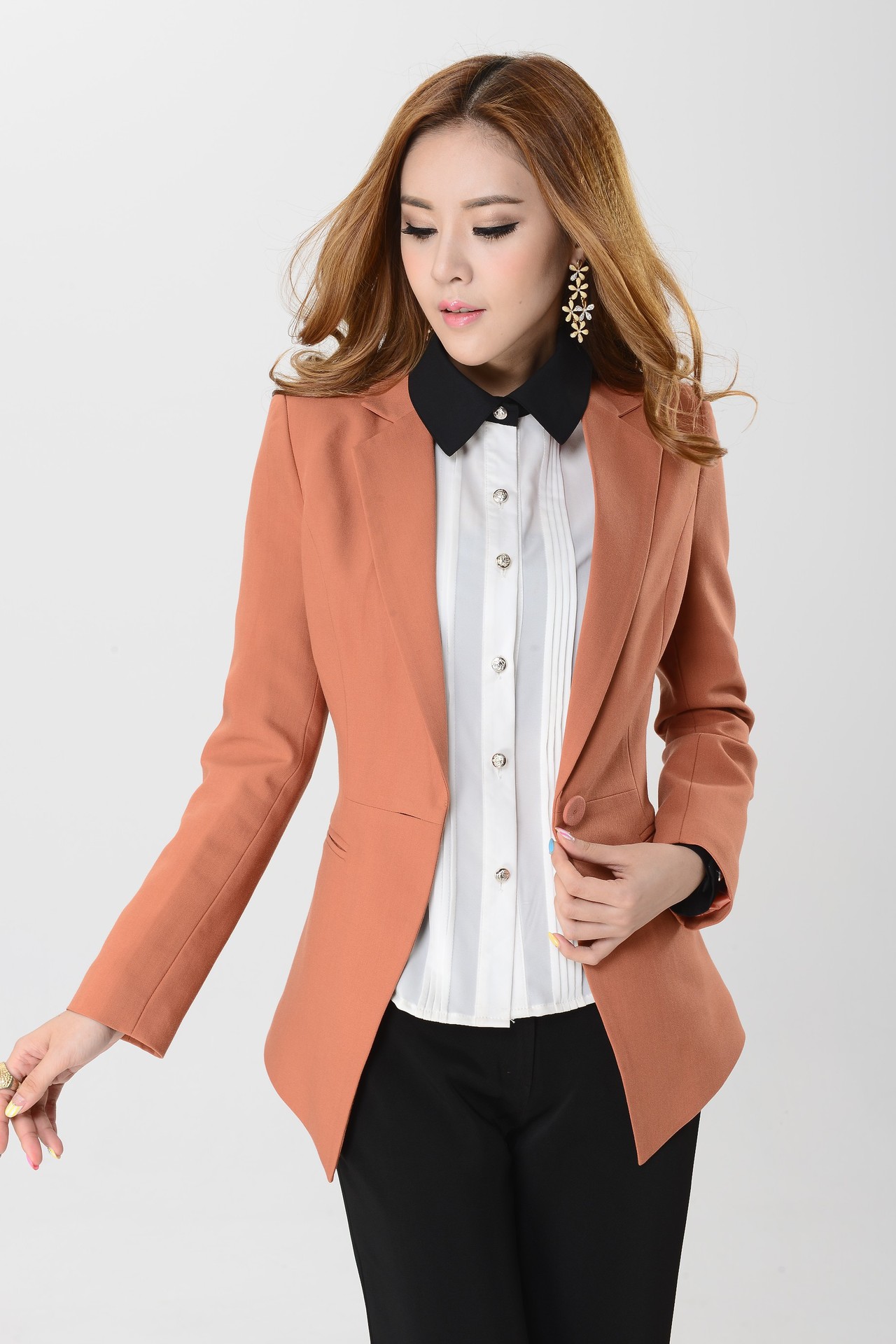 批发采购职业女装-秋冬季ol职业装女装套装韩版女士时尚正装西装酒店工作服工装批发