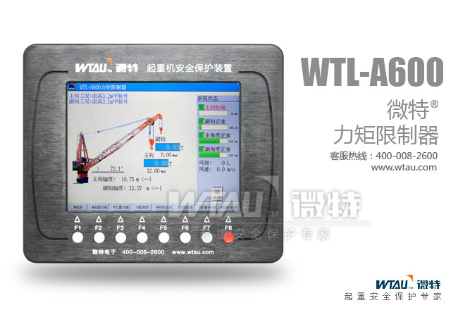 WTL-A600力矩限制器正麵圖