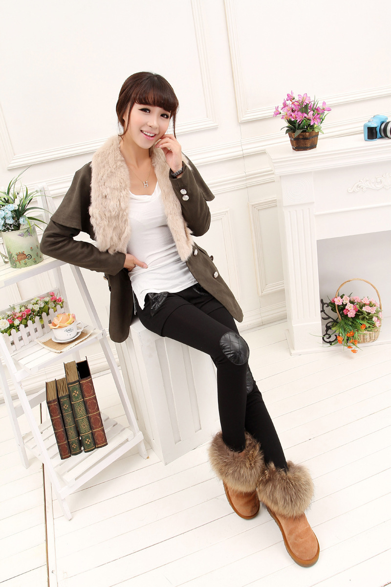 【2013新款百搭个性假两件刺绣<em>短裤加长裤</em> 皮