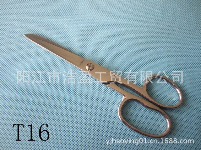 【【厂家直销】优质服装剪 镀银色 12寸裁缝剪