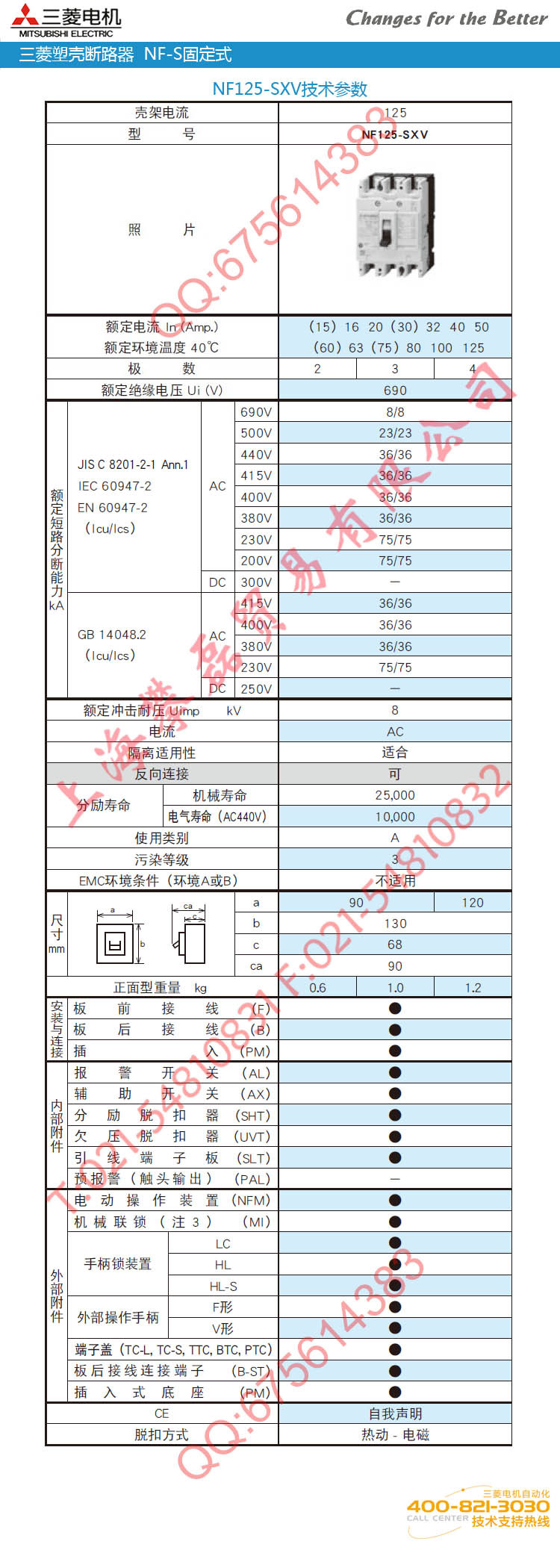 NF125-SXV说明