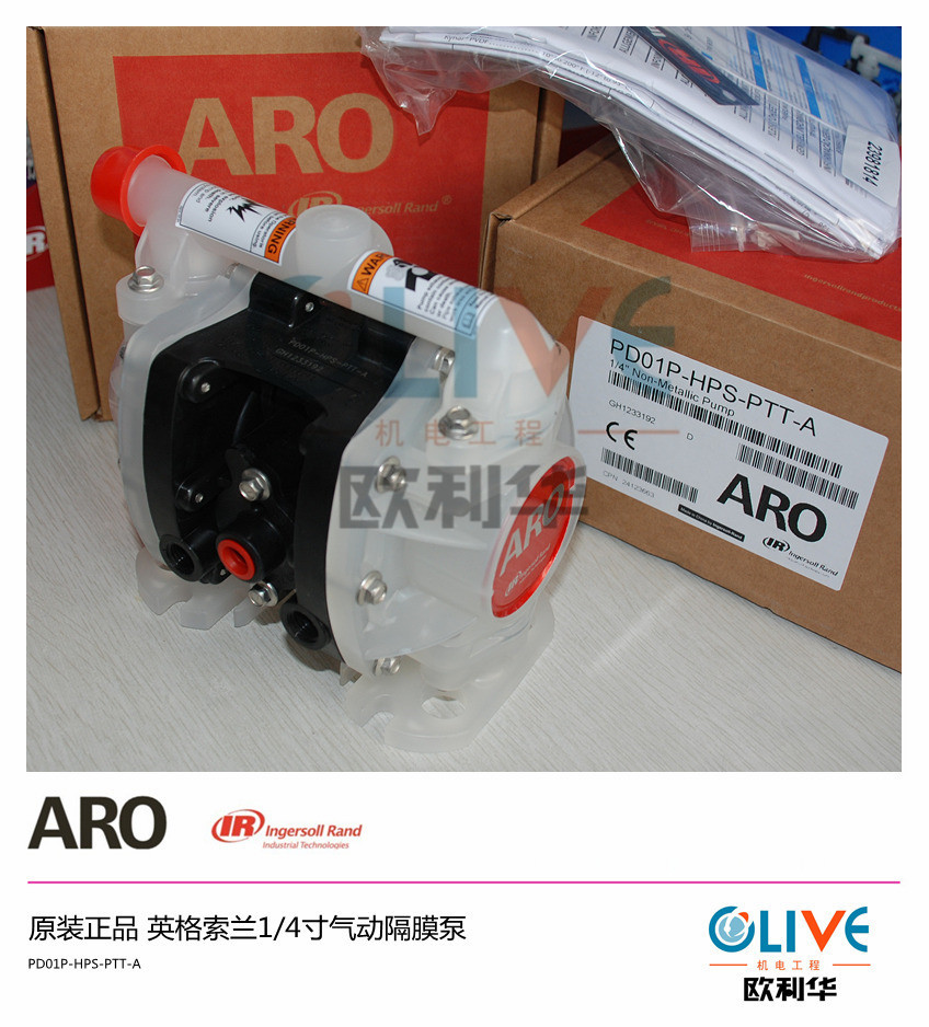 ARO 英格索兰四分之一寸 耐腐蚀泵PD01P-HPS-PT