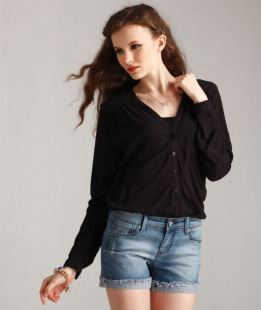 批发采购女式<em>牛仔</em>裤-2013春夏新款时尚<em>裁剪</em>水