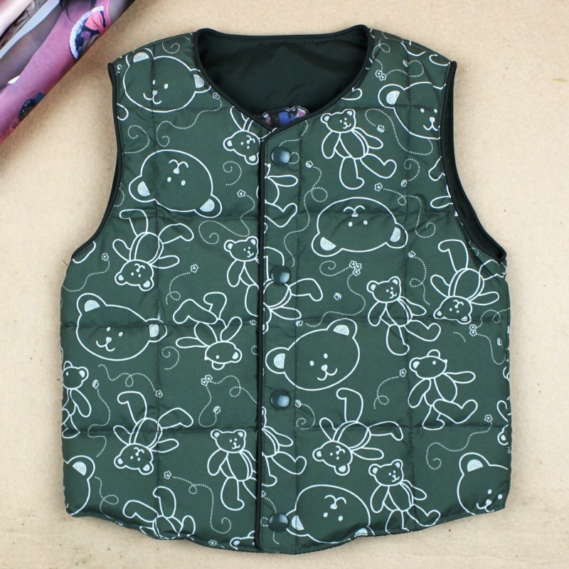 儿童<em>羽绒马甲</em> 背心 婴儿保暖马甲 小童羽绒内胆
