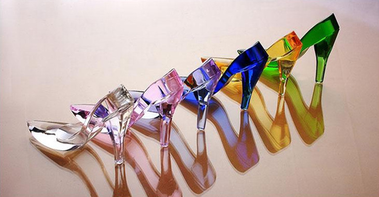 灰姑娘的水晶鞋工艺品创意礼品送女友结婚实用