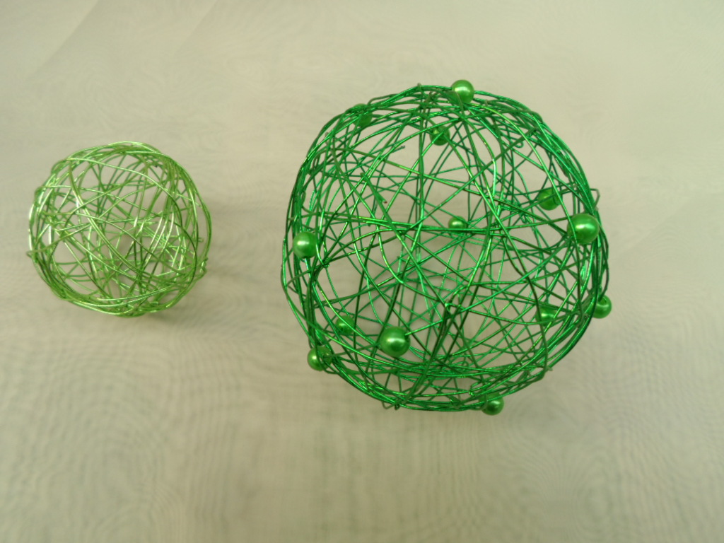 【直接供应无序铁编球超大铁丝球节日庆典装饰品精品挂件】价格,厂家,图片,其他节庆婚庆用品,天津市军浩工艺品有限公司-马可波罗网