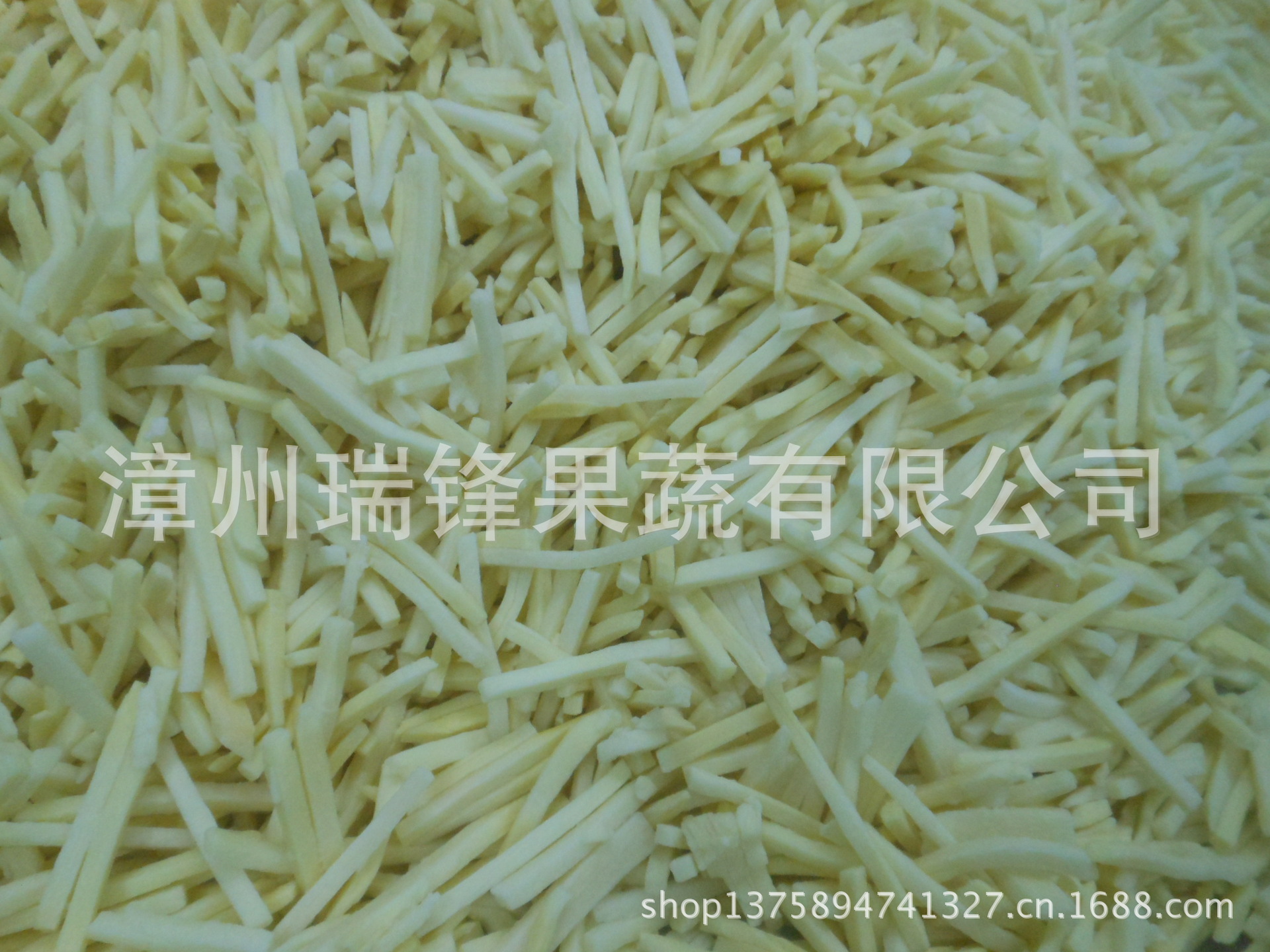 销售出口速冻食品蒸煮速冻麻竹笋丝4*4*40MM