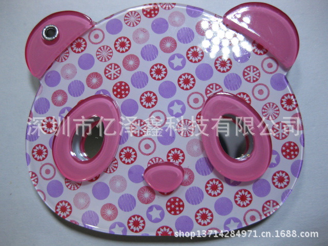 亚克力小镜子/手机钥匙挂件/亚克力饰品/小饰品