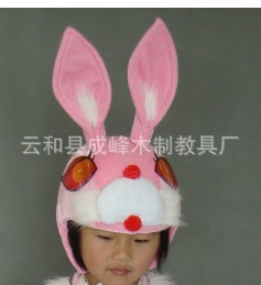 儿童动物服装12生肖动物头饰兔子小猫小鸡