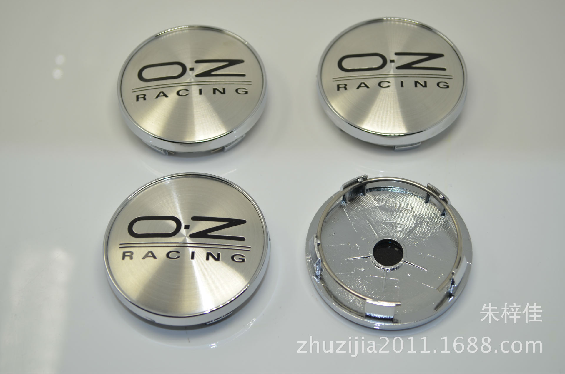 beizer/oz轮毂车标 汽车改装标志 oz racing黑字 60mm 轮毂标志