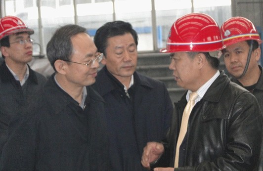 春节前 忻州市市长在定襄县县长的陪同下莅临我公司指导工作