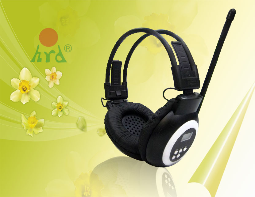 耳机-hrd228无线调频耳机 四六级英语考试耳机