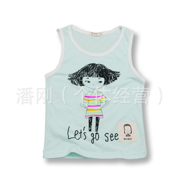 2013<em>春季</em>新款<em>儿童牛仔马夹</em> 时尚男女童斜拉链