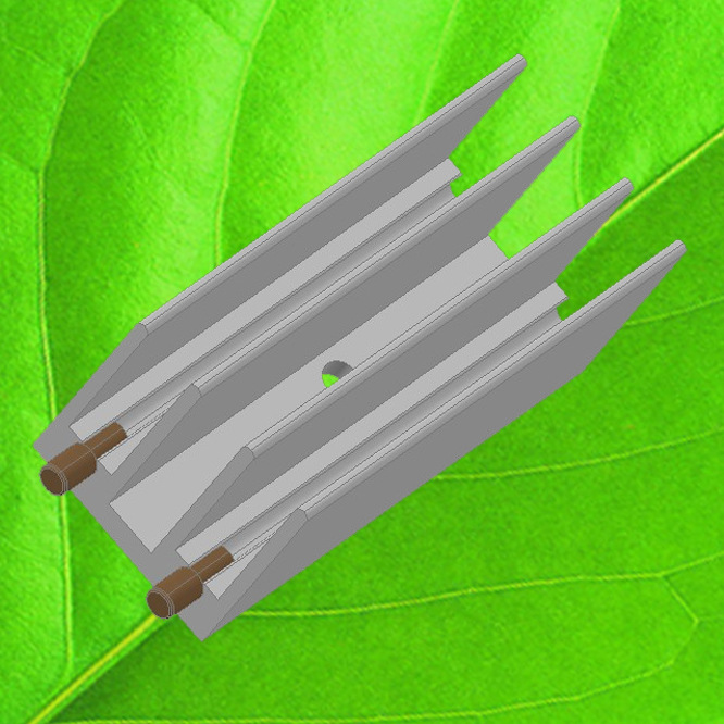 芯片铝散热片 MOS管散热片 电磁炉散热器 微波