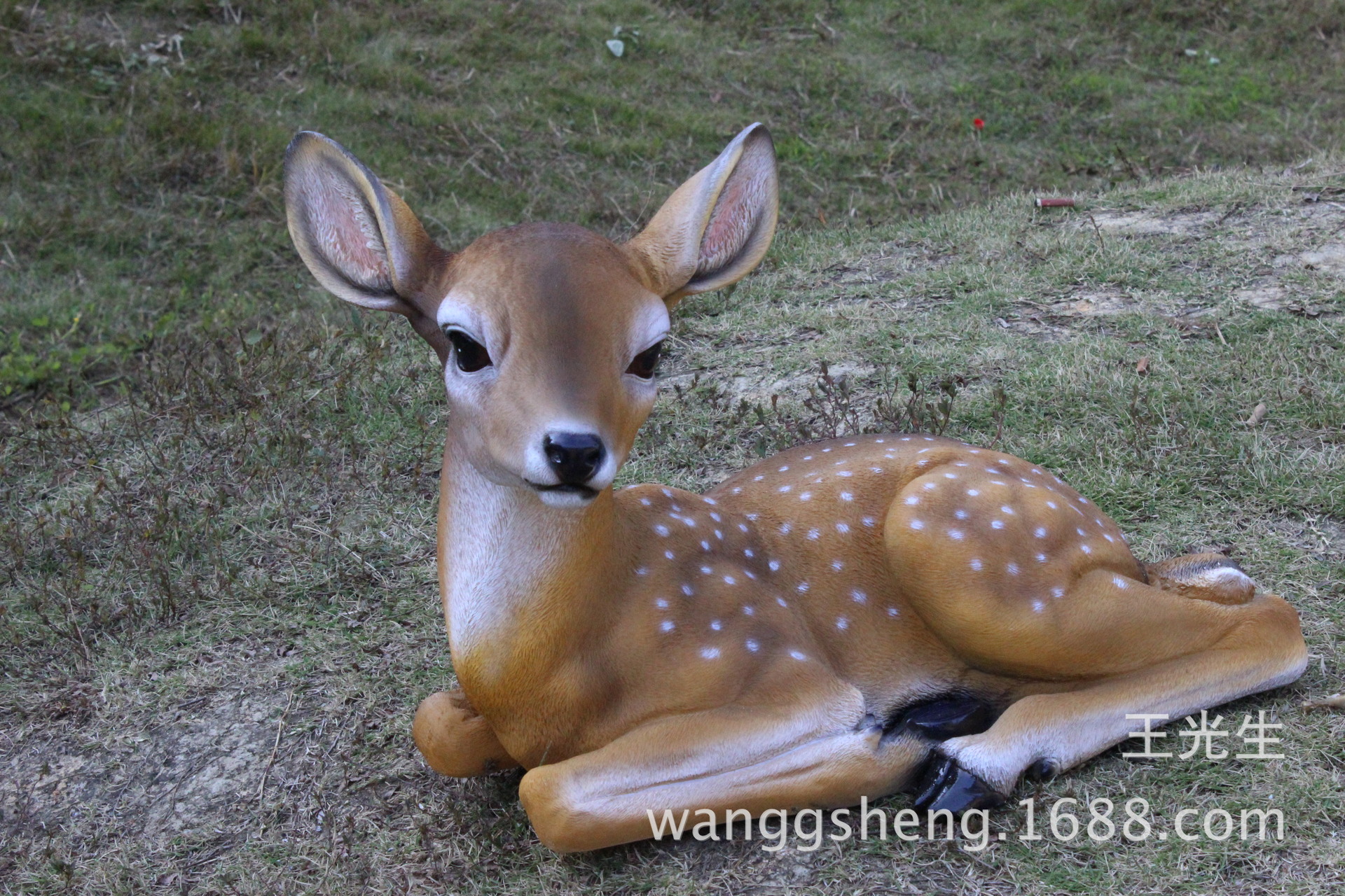 工厂批发淘宝爆款 梅花鹿 户外池塘摆件 美丽乡村配套