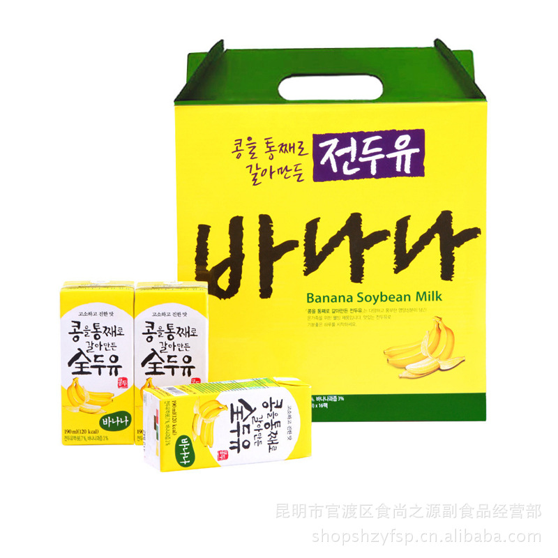 韩美牌香蕉豆奶饮料2