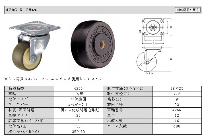 420G-R 25mm