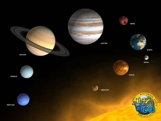 太阳系发光八大行星模型定做批发