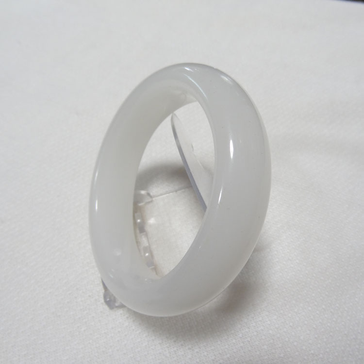 【仿玉手镯 玻璃宽手镯 大气美观】仿玉手镯 玻