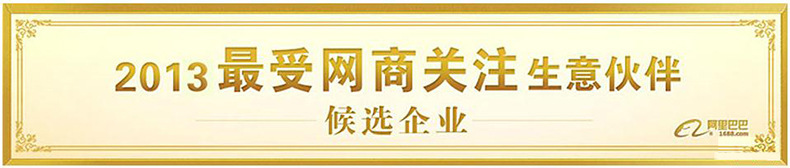 2013最受網商關註生意夥伴候選企業