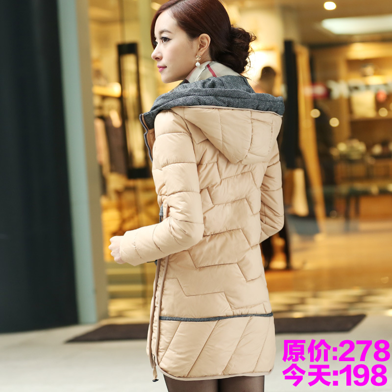 特价<em>棉服</em>女<em>外套女</em>冬季<em>棉袄</em>中长<em>韩版</em>修身加厚棉