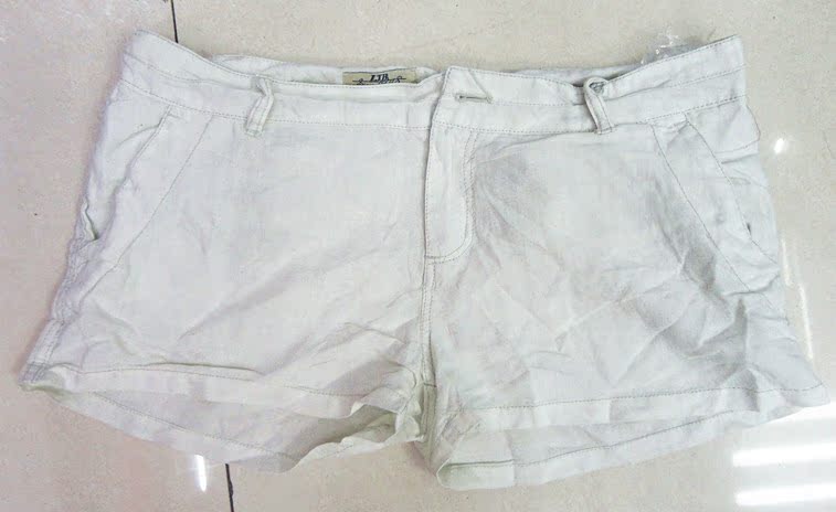 【LBT<em>品牌棉麻女装短裤</em>瑕疵残次品处理外贸原