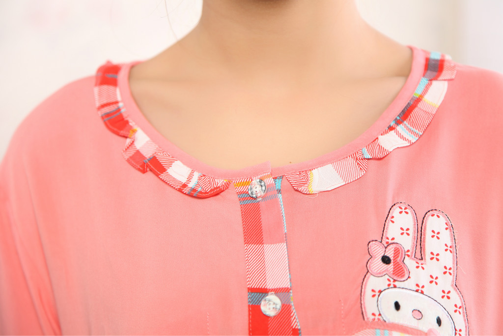 <em>孕妇</em>装-<em>怜爱贝儿</em>月子服新款人棉小兔人棉哺乳