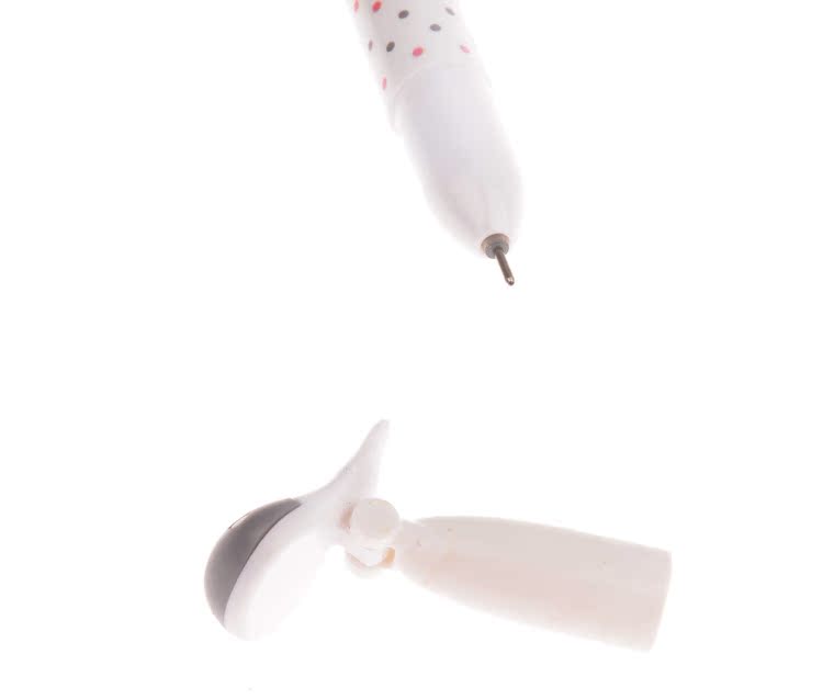 【小河马 可爱卖萌中性笔韩国版文具 圆笔珠铅