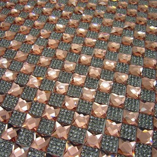 批发采购饰品配件-厂家直销新型烫钻,8*8玻璃