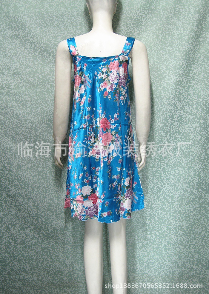 寬吊水仙花湖藍背