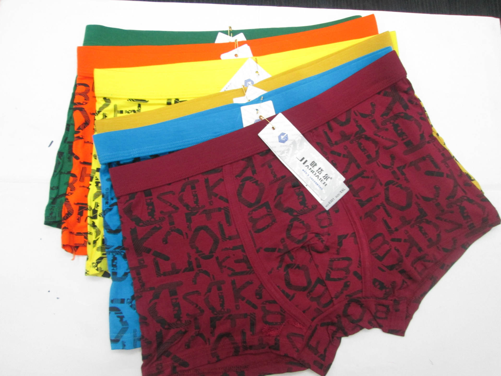 包邮<em>三角内裤</em> 字母图案莫代尔<em>男士平角内裤</em> 厂