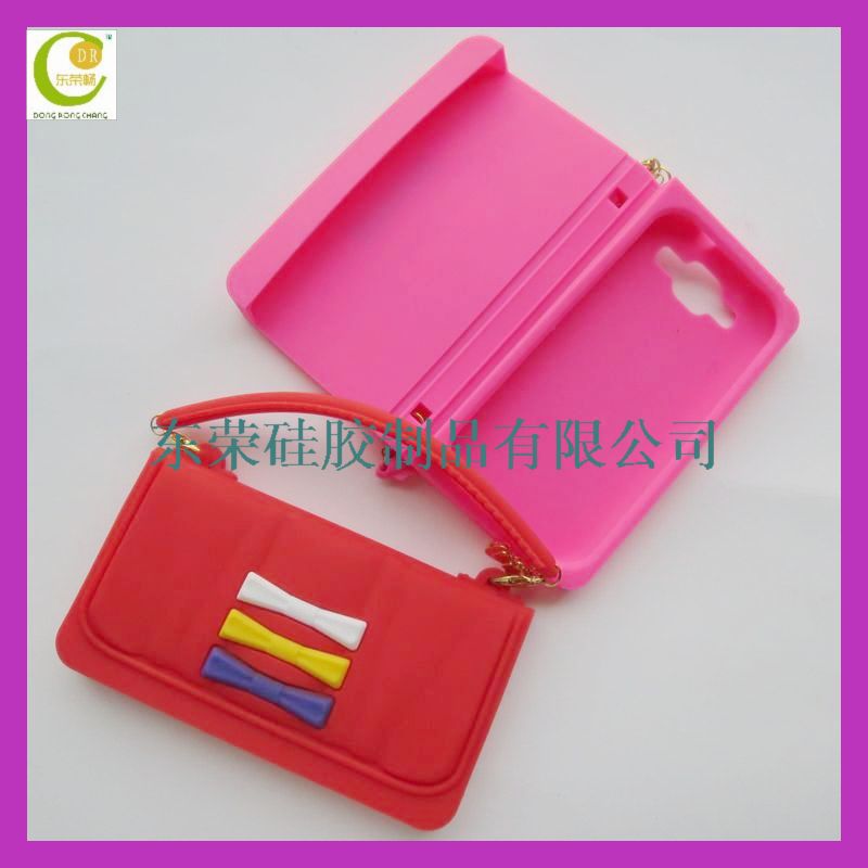 Iphone 5 handbag silicone cove