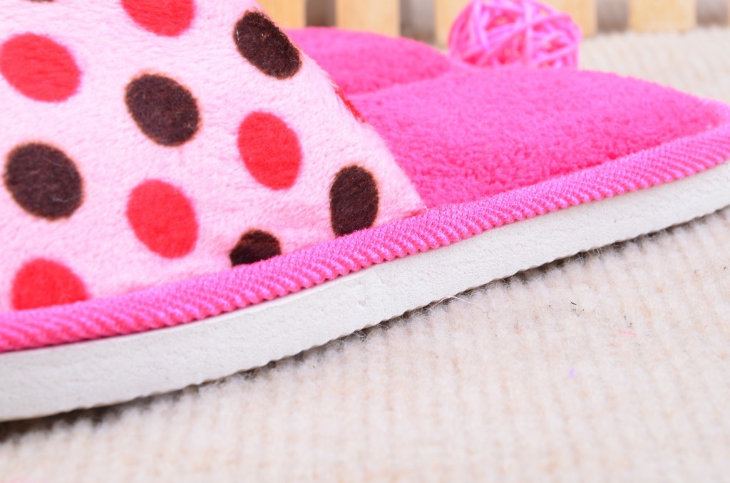 2013圆点帮面家居拖鞋 棉拖鞋厂家直销批发慈溪拖鞋夏季拖鞋慈溪18
