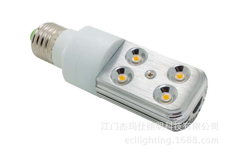 4W 横插灯管 E27灯头 晶元芯片 普瑞芯片 3000K