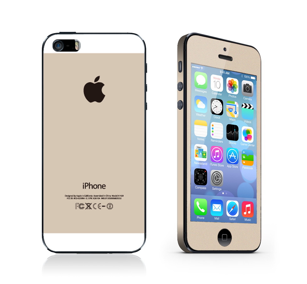 批发iphone5土豪金丝银变色变色手机膜苹果5s手机全身贴膜