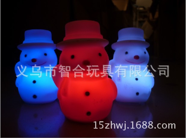 雪人小夜燈2
