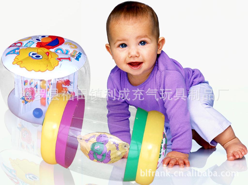 供应PVC充气小孩玩具 PVC小孩充气学步玩具
