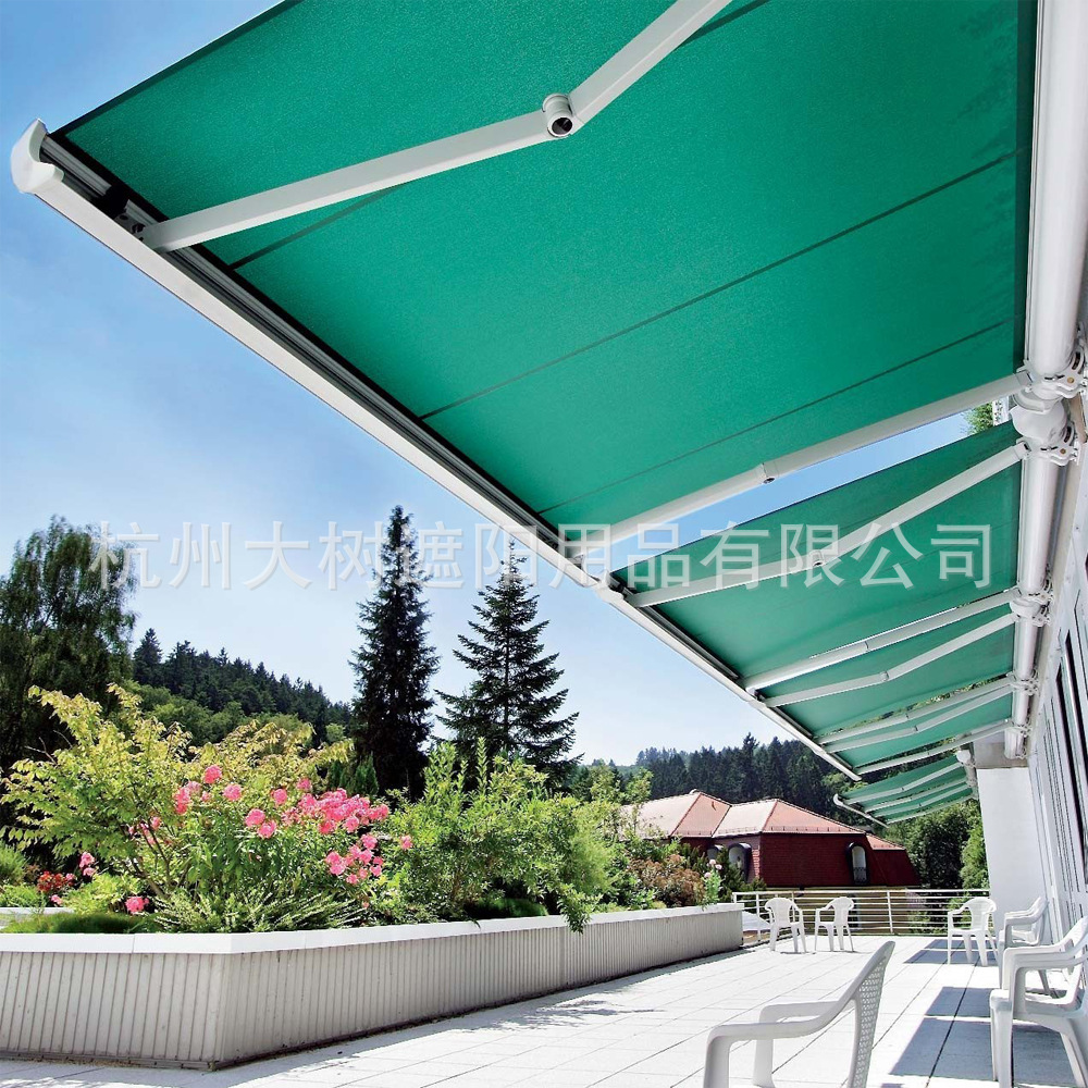 大树遮阳 铝合金全盒伸缩遮阳蓬