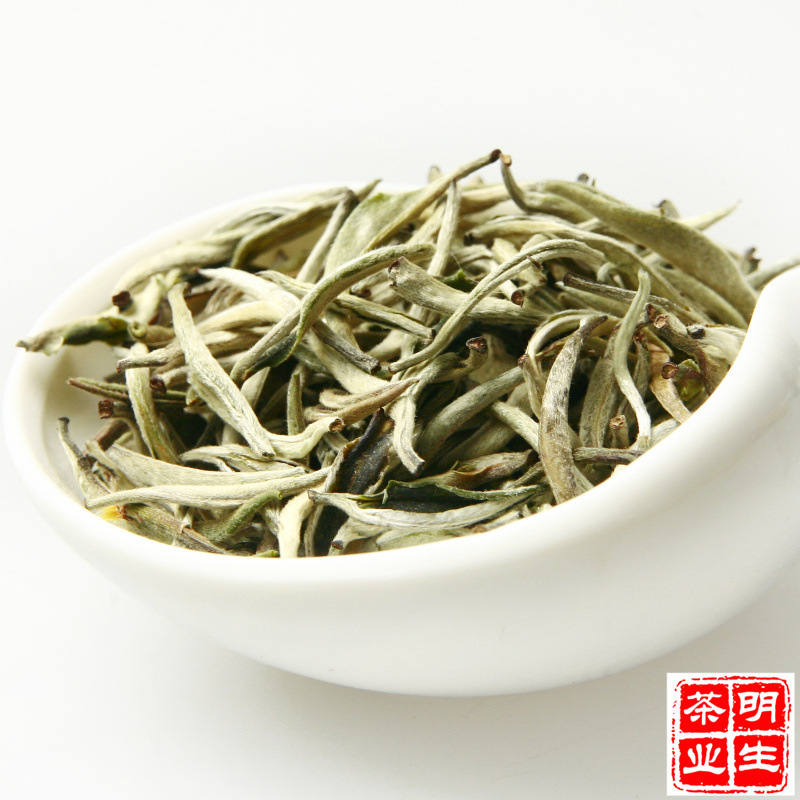 云南 茶叶 白茶 特级 景谷月光白 2013新茶 500克 单芽 白毫银针