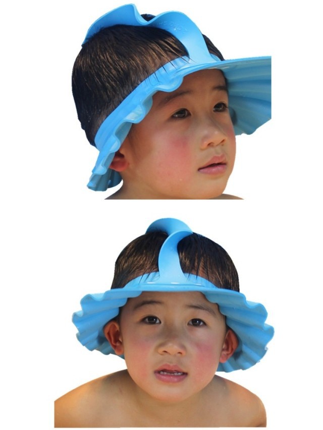 <em>婴幼儿</em>卫浴清洁用具-松之龙宝宝洗澡帽 洗<em>头发</em>