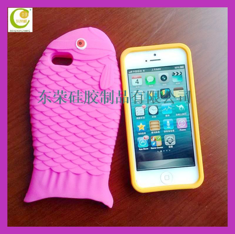 iphone 5 silicone cover-fish (